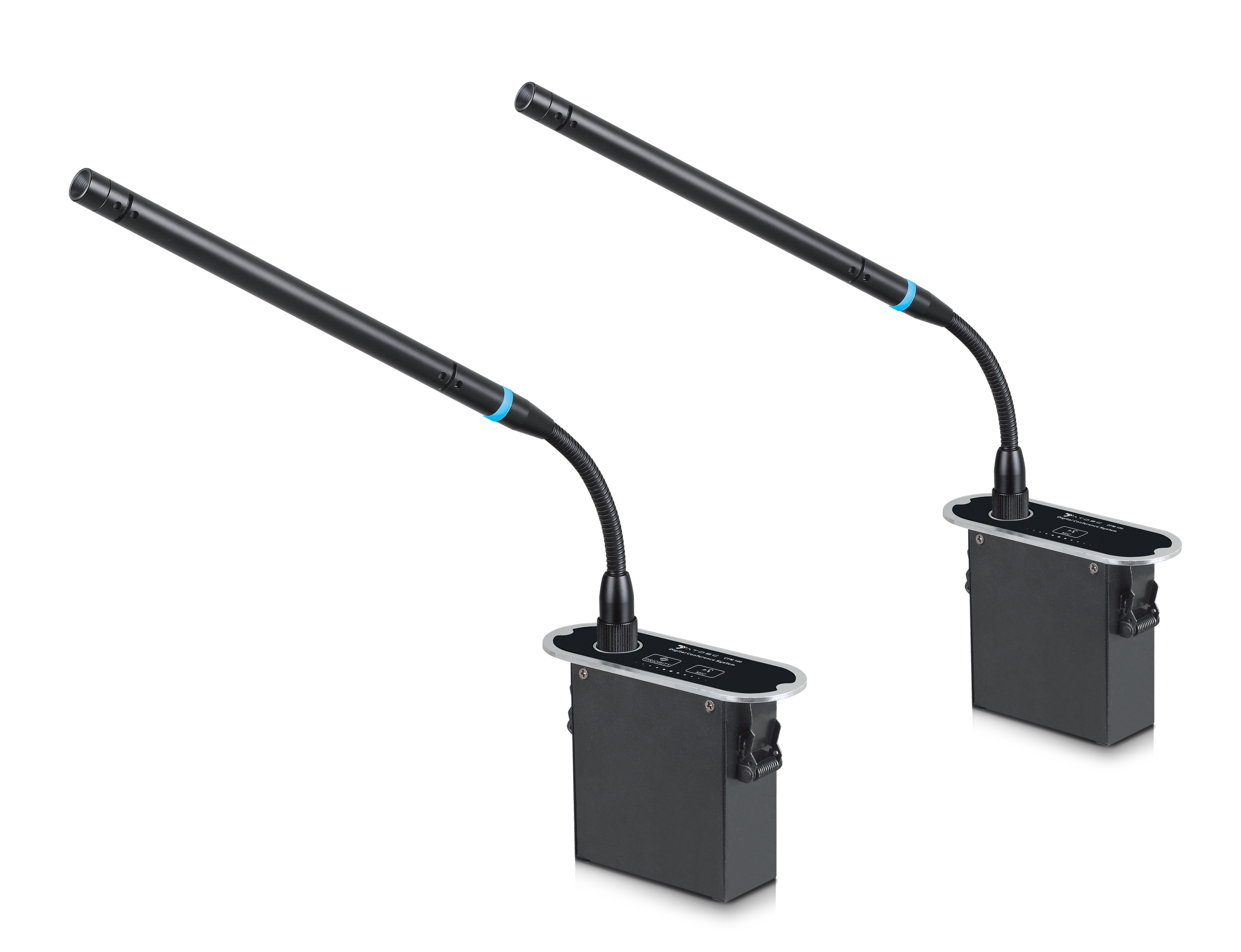 FLUSH MOUNT DIGITAL CONFERENCE SYSTEM WITH CAMERA TRACKING