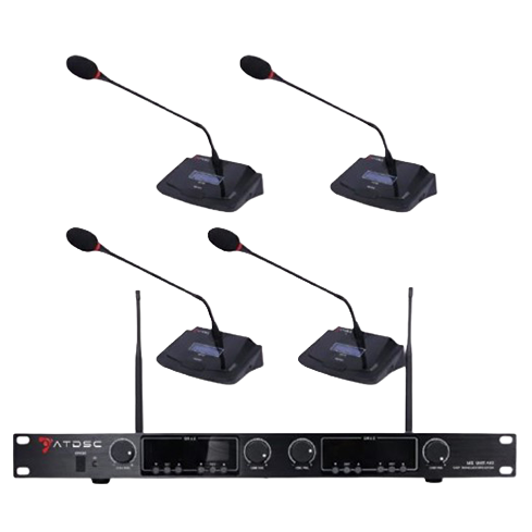 Set of 4 Wireless Microphone
